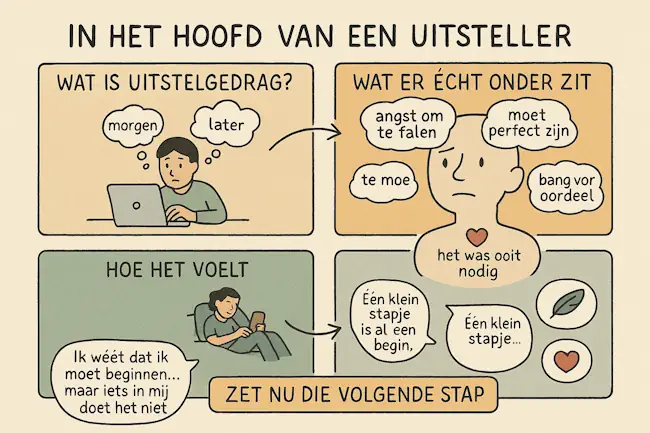 Infographic over uitstelgedrag